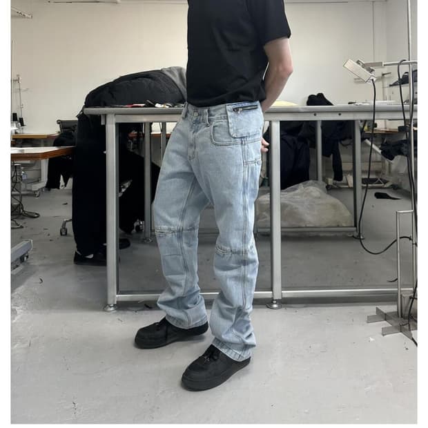 MPa BAG PANTS (STEEL BLUE) L