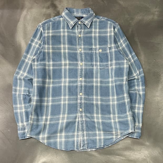  폴로랄프로렌 체크 플란넬 셔츠 y15656