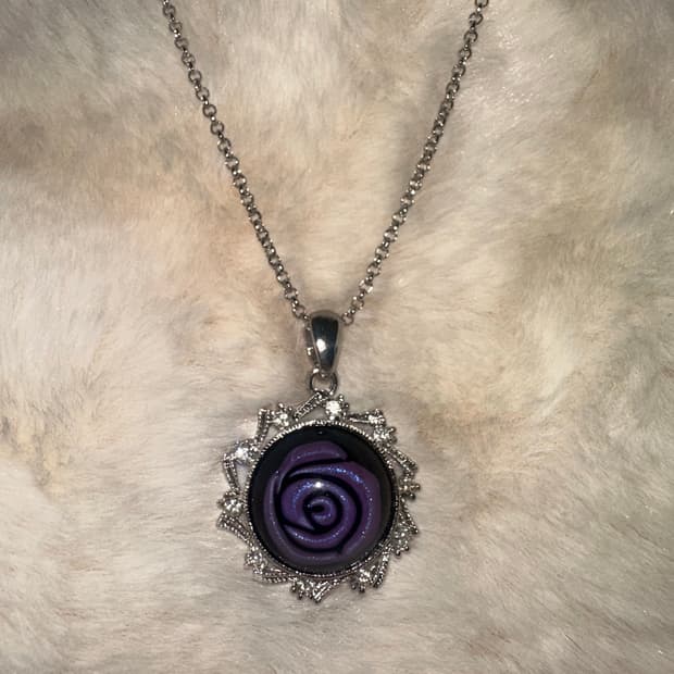 오리엔탈 고스펑크 장미 목걸이