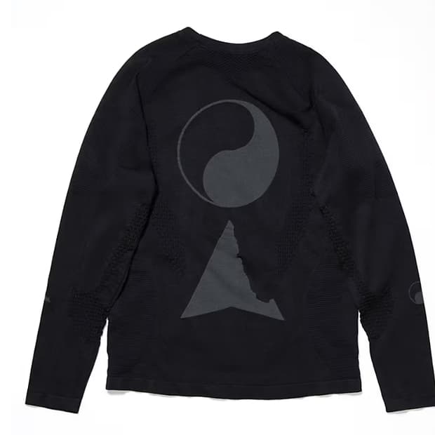 로아 x 아워레가시 워크샵 아우네 심리스 니트 롱슬리브 탑 카본