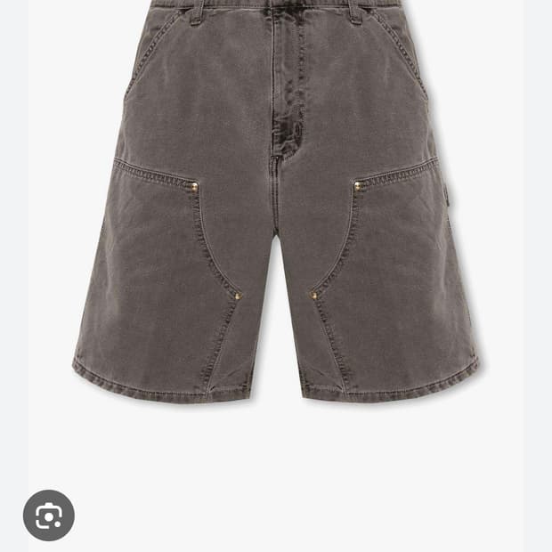 칼하트 wip og 더블니 숏츠 페이디드 그레이 32