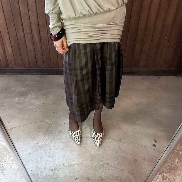 BURBERRY LONDON nova check skirt
