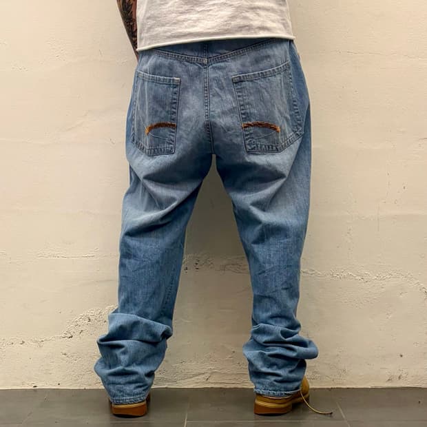 G unit washed hiphop pants
