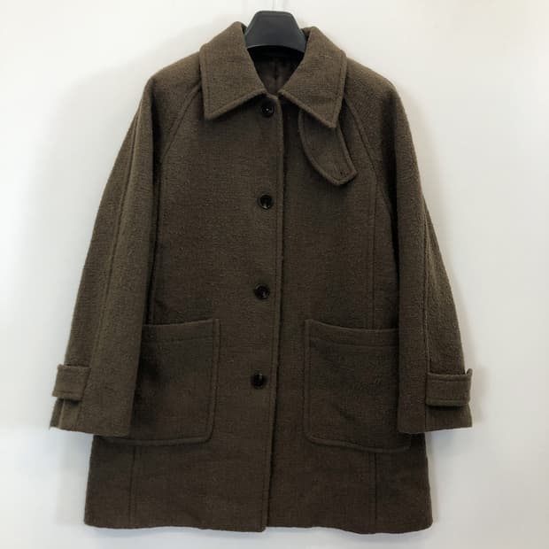 무신사스탠다드 부클 발마칸 코트 XS 