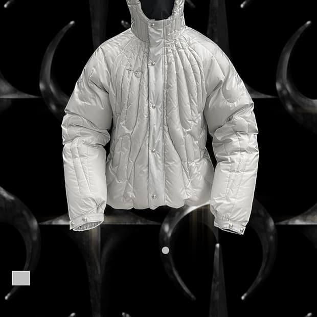 떠그클럽 케이브 패딩 (실버)