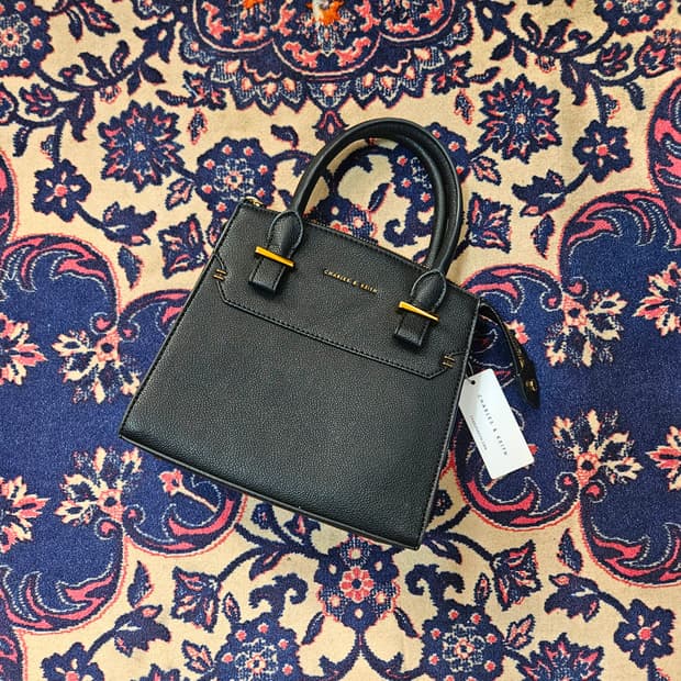 찰스앤키스 미니 토트 크로스백 