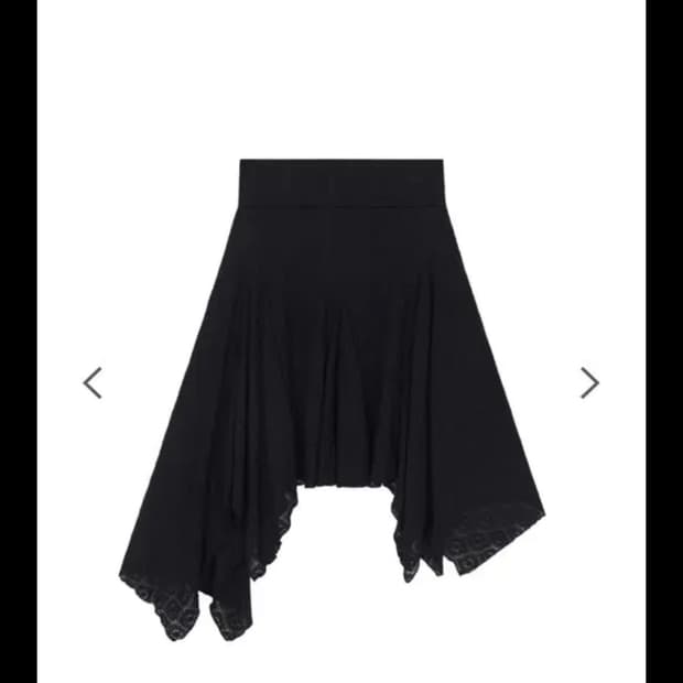 애즈온 SIA UNBALANCE SKIRT