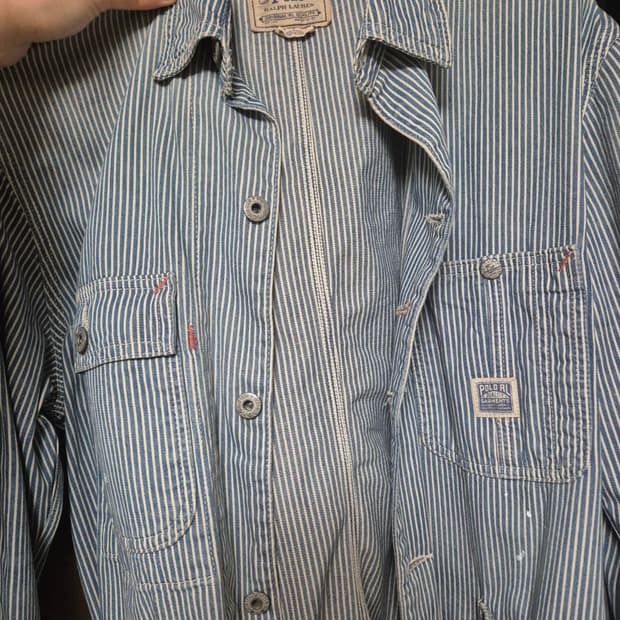 폴로 히코리자켓m사이즈판매합니다