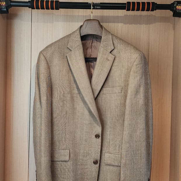 로렌랄프로렌 베이지 실크/울자켓 2XL