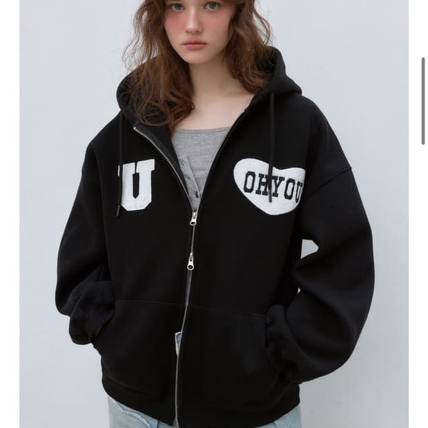 더오유 후드집업 (택포)
