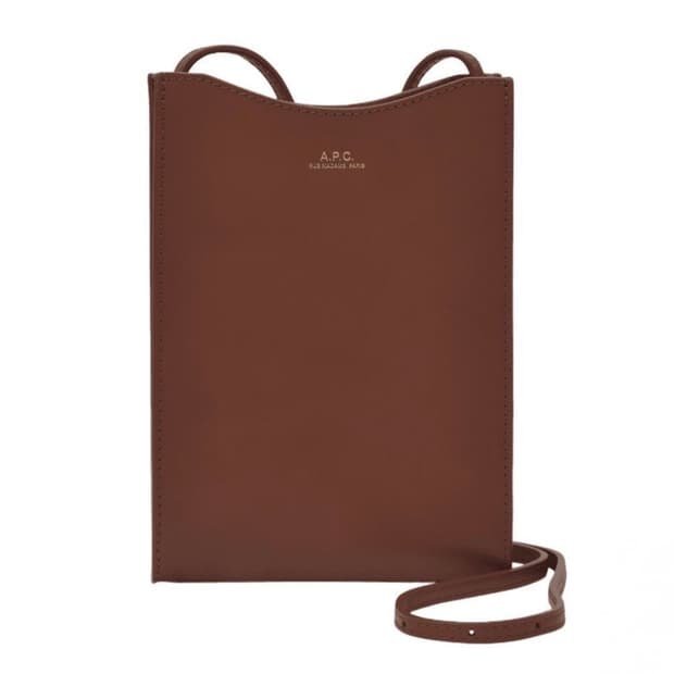 A.P.C. Jamie Neck Pouch Brown 아페쎄 가방