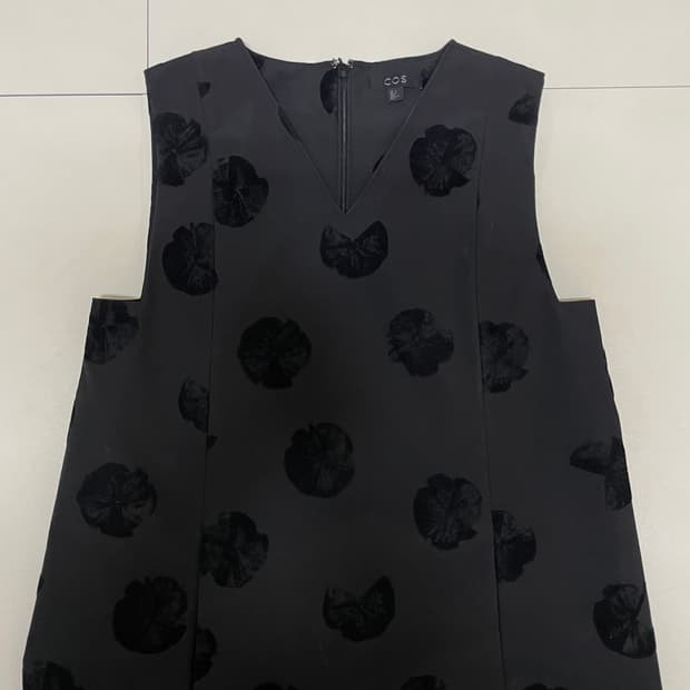cos printed layering dress