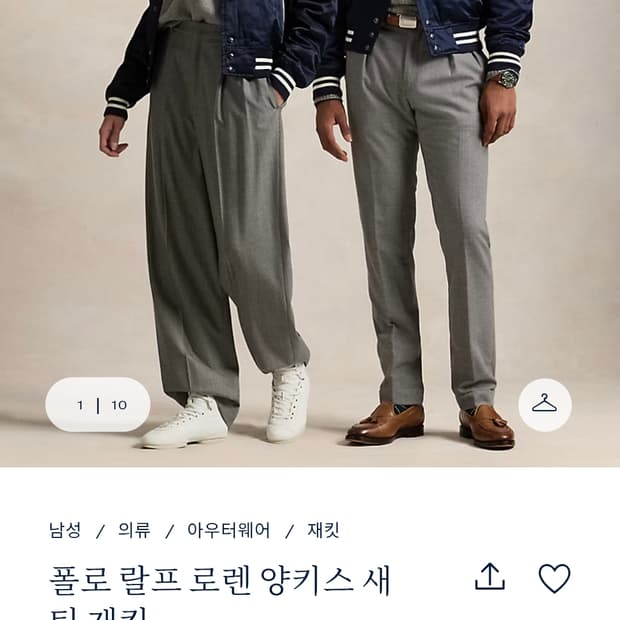 폴로 랄프로렌 양키스 새틴 재킷