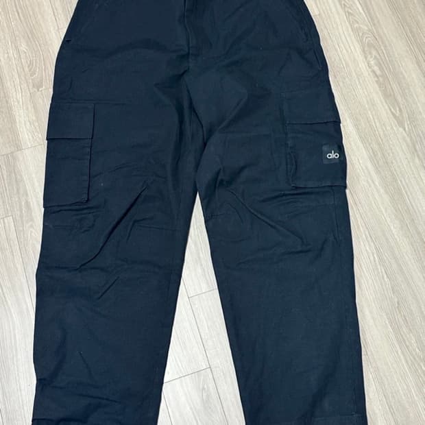  L 알로 요가 블랙 카고 팬츠