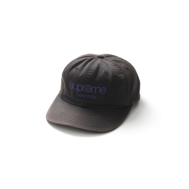 Supreme Faded Classic Logo 6 Panel Cap
