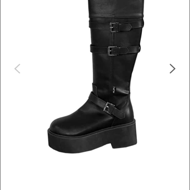 애즈온 마야부츠 롱 블랙 250