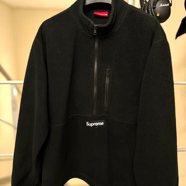 슈프림 [정품] 폴라텍 (시세 60만) 후리스 박스 로고 아노락 L