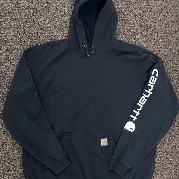 칼하트 후드티 블랙 (XL)