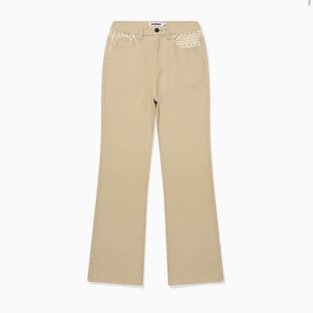 krish FAIR ISLE POINT BOOTCUT PANTS 2사이즈