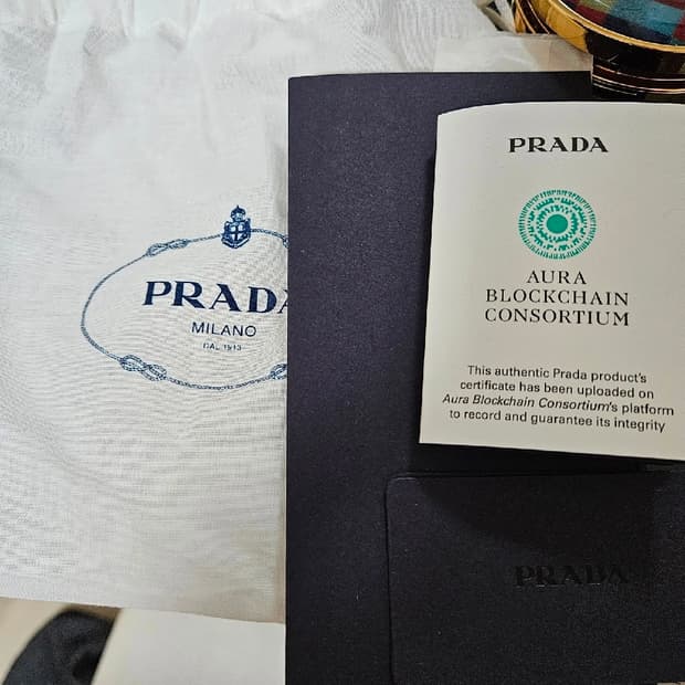 프라다 블랙 체인 숄더백(풀구성)