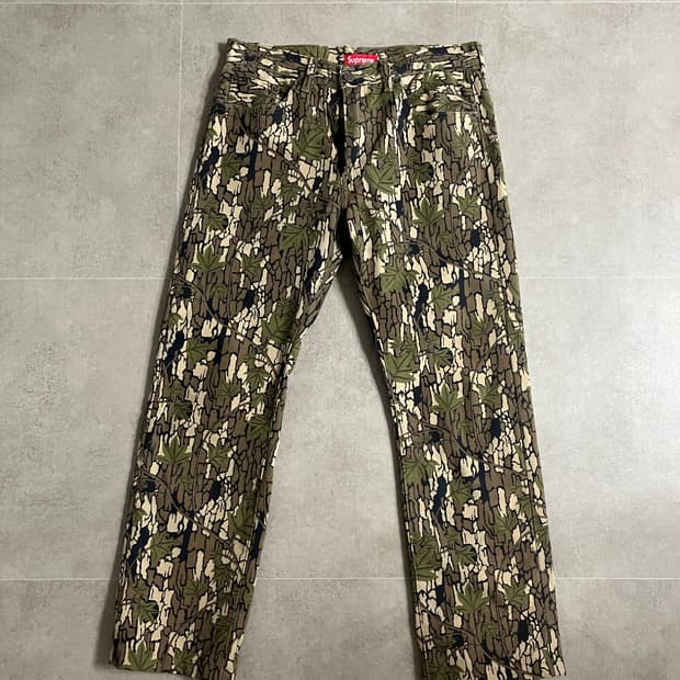 슈프림 리바이스 리얼트리 팬츠