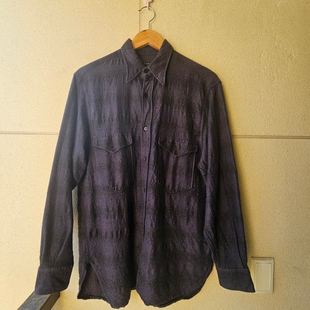 (1) 코모리 21aw 울 실크 워크셔츠