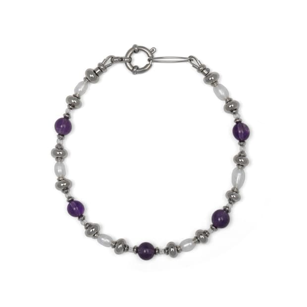 CASIOPEIA Amethyst Bracelet 자수정 원석팔찌