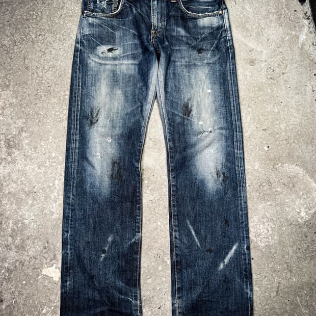 EDWIN - Distressed Denim Pants