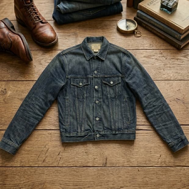 마지막 가격)폴로 랄프로렌 페이디드 데님 트러커