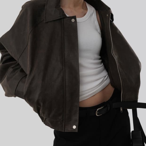 어텀 크랙레더자켓