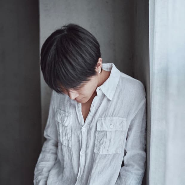 모노프리베 텍스쳐드 린넨 워크셔츠