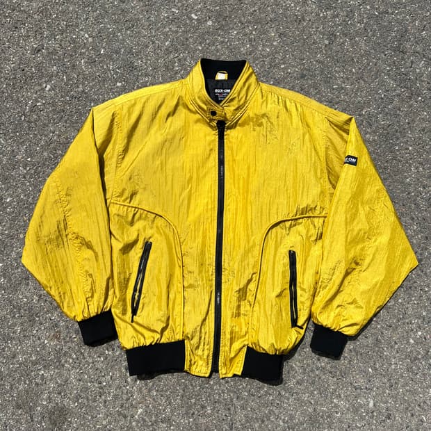 빈티지 나일론 봄버 자켓