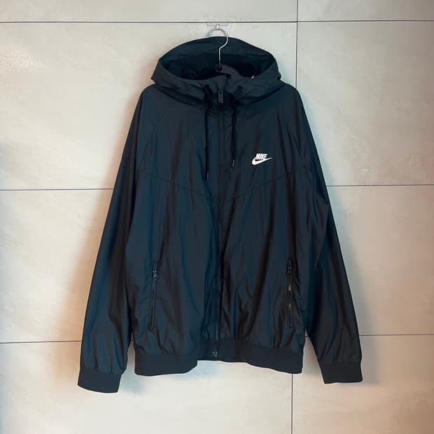 [2XL] 나이키 윈드러너 바람막이 블랙