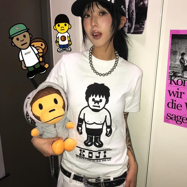 < Bape X Kojima Collaboration T-shirt >