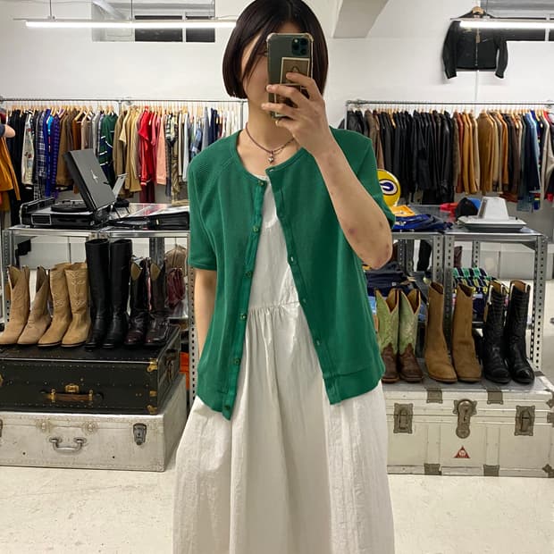 FREAK'S STORE half cardigan 프릭스스토어 반팔가디건