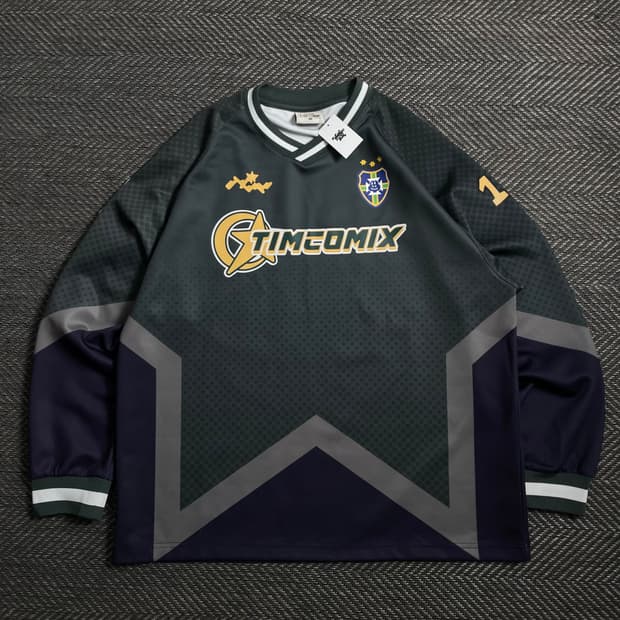 Tim comix 올드스쿨 래글런 져지 긴팔 o 4329