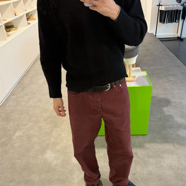 스투시 캔버스 빅 올 팬츠