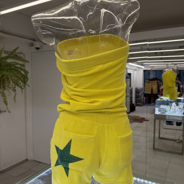 terry tube top roomper