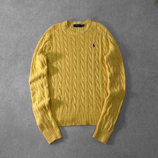 95 폴로랄프로렌 꽈배기 니트