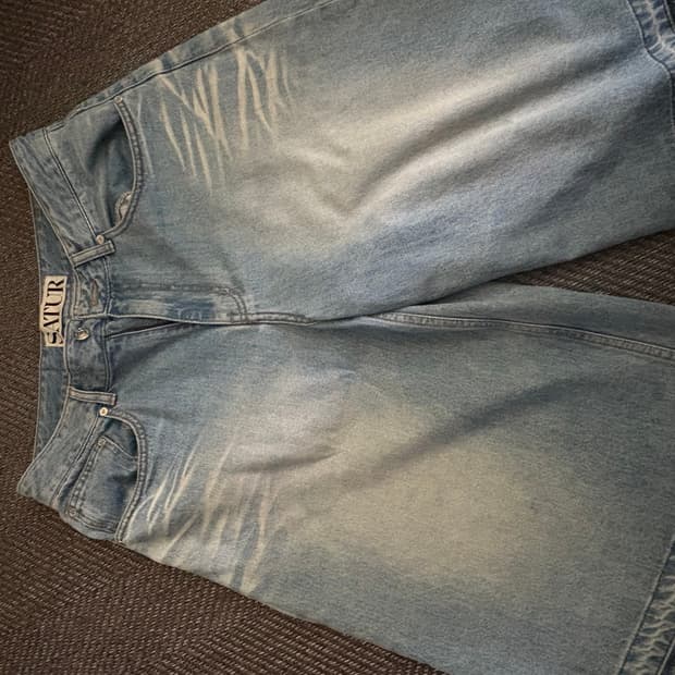 [M] 세터 가봉데님 버뮤다 블루