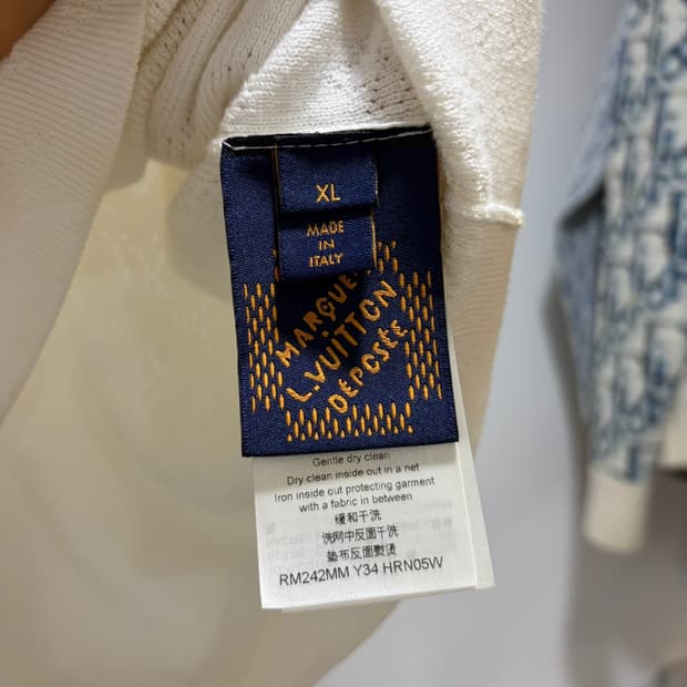 루이비통 풀 모노그램 쉘 니트 카라티셔츠