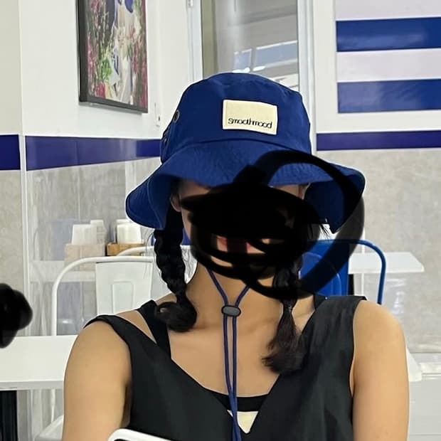 스무스무드 모자 파란색 