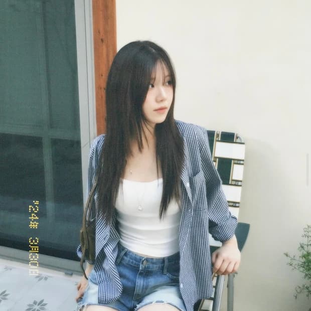 아워캐비넷 bibi check shirts