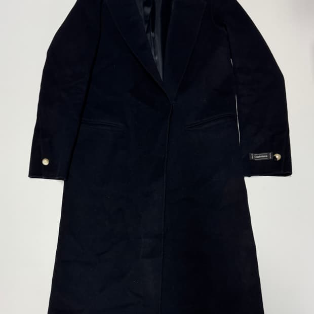 여성 쉬즈미스 핸드메이드 캐시미어 혼용 코트 55 블랙