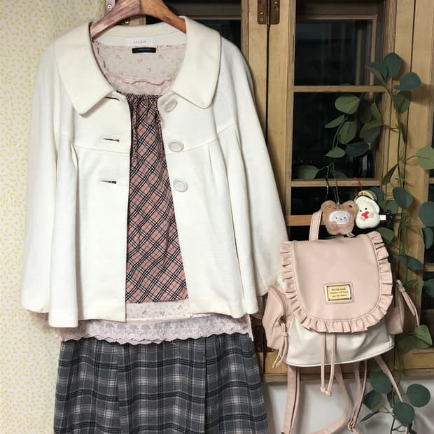 핀테레스트 모리 세트 버버리 노바체크 모리걸