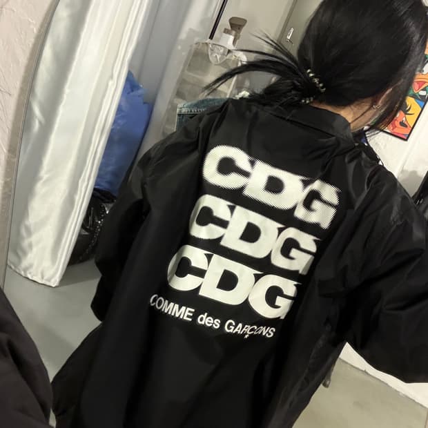 꼼데가르송 코치자켓