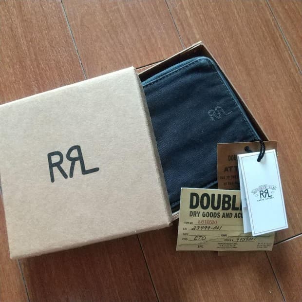 RRL 셀비지 데님 빌폴드 월렛
