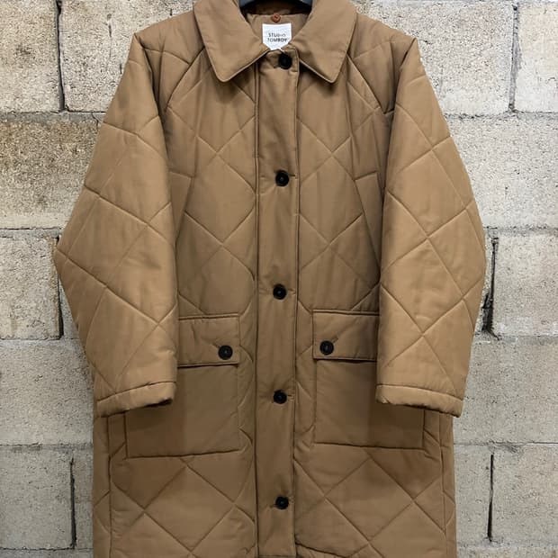 스튜디오 톰보이 롱 패딩 코트