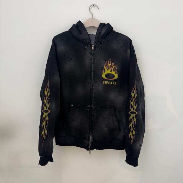 빈티지 후드집업(기모)