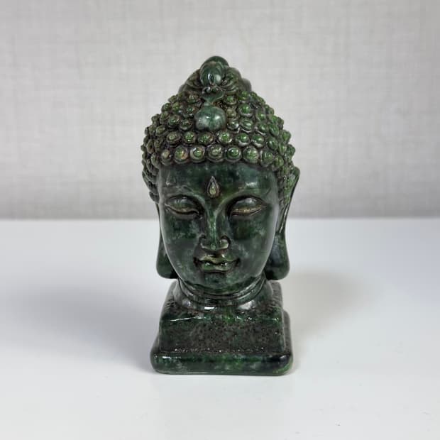 대리석 불두 조각상